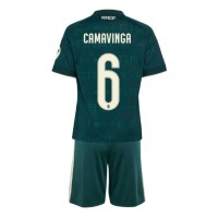 Billiga Real Madrid Eduardo Camavinga #6 Barnkläder Borta fotbollskläder till baby 2026-27 Kortärmad (+ Korta byxor)